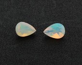 Certified Natural Ethiopian Opal AAA Quality 5x7 mm Faceted Pear Pair loose gemstone