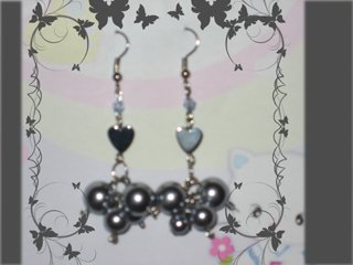 silver pearl earrings