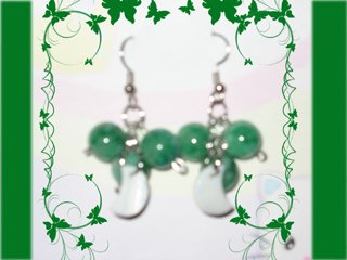 Jade earrings