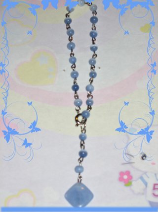 blue bracelet