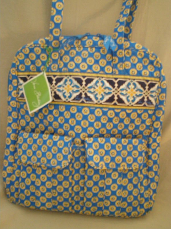 vera bradley tall zip tote