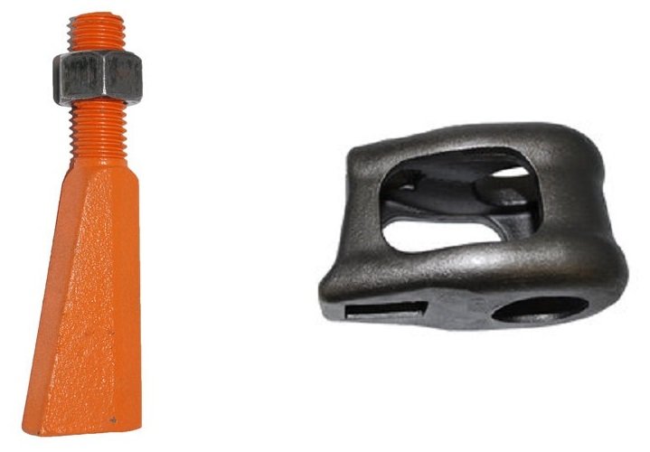 3 SETS-CLAMP & WEDGE BOLT w/NUT-FOR CUB 100 130 140 SUPER A-IH/IHC/INTERNATIONAL FARMALL CULTIVATORS