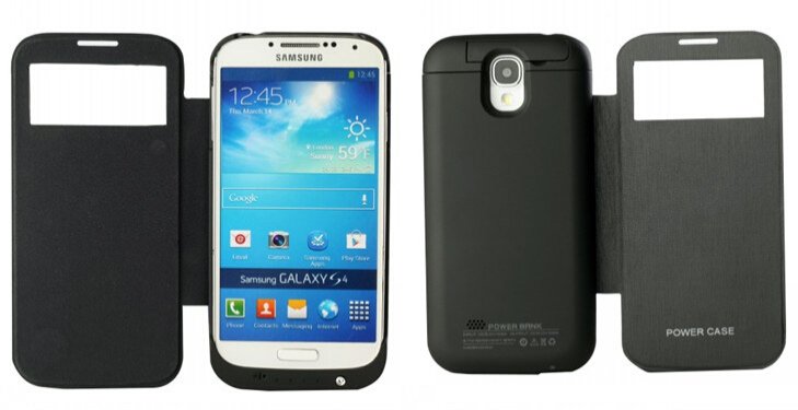 3200mAh Backup Power Bank External Battery Charger Case Cover for Samsung S4(i9500)