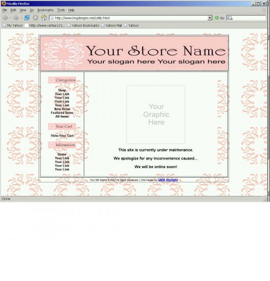 1 Premade Website Template (celtic)