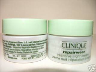 Clinique Repairwear Intensive Night Cream .21 oz - 7 ml Travel Size