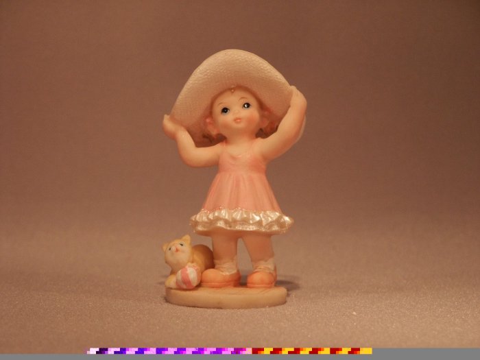 Little Girl with Big Hat