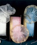 Organza with Metalic Edges