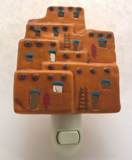 Night Light Southwestern Pueblo