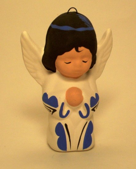Angel Ornament Southwestern Girl Blue