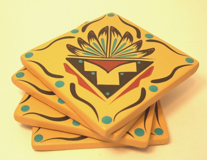 Coasters Southwestern Gold
