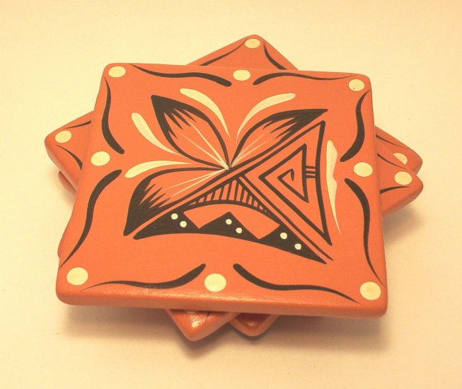 Coasters Southwestern Terra Cotta