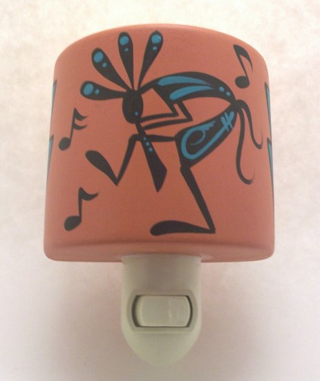 Night Light Southwestern Terra Cotta Kokopelli