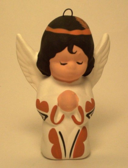 Angel Ornament Southwestern Girl Terra Cotta