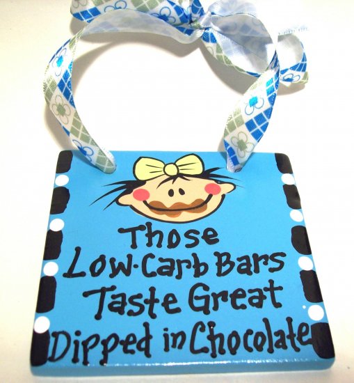Love Chocolate Handpainted Tile