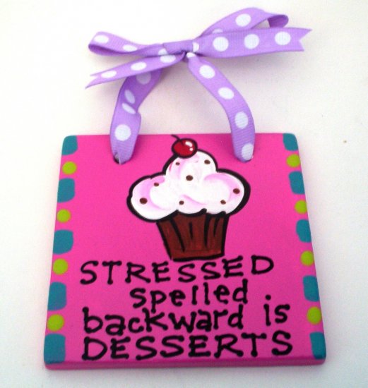 Desserts Handpainted Tile