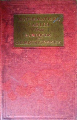 Mathematical Tables from Handbook of Che by Hodgman, Charles D.