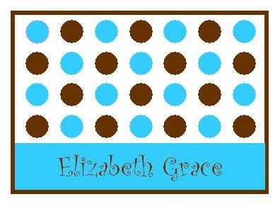 Blue Lotsa Dots Personalized Note Cards