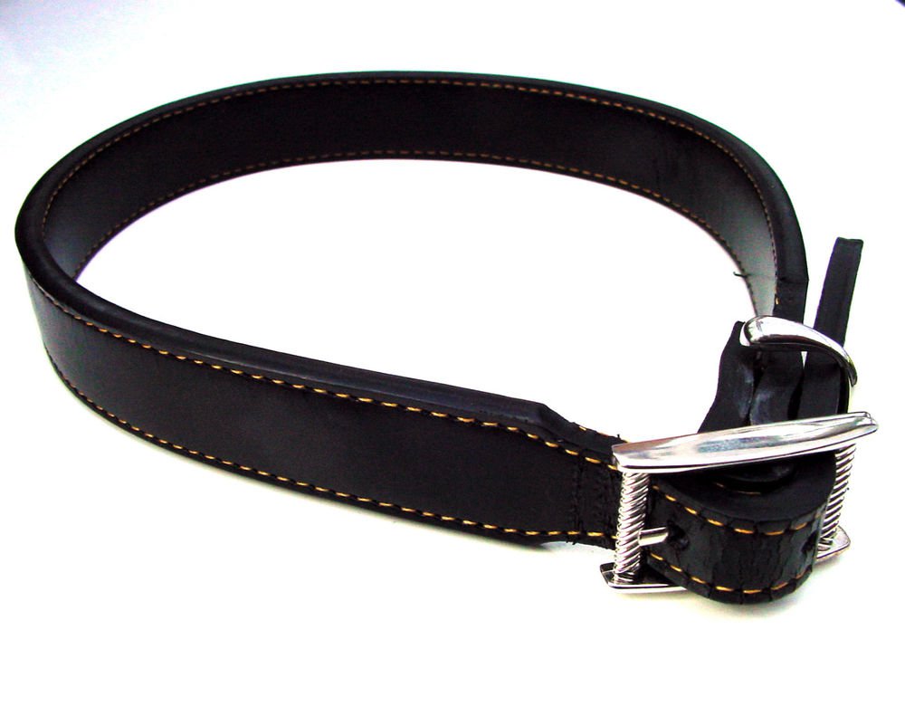 MAGNETIC BIO THERAPY LEATHER DOG COLLAR 20" LONG MEDIUM DOG
