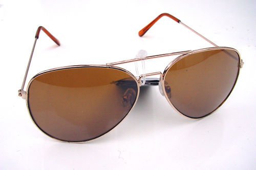 TRENDY AVIATOR STYLE SUNGLASSES 100% UV PROTECTION GBR
