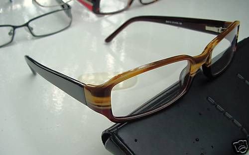 NEW QUALITY DESIGNER OPTICAL FRAMED GLASSES BROWN/BEIGE