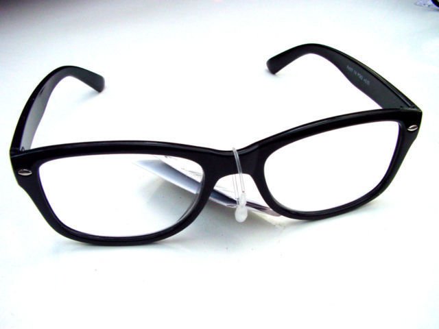 WAYFARER READING GLASSES BLACK +3.0 RETRO LOOK R4007