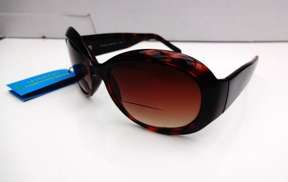 BIFOCAL READING SUNGLASSES GLASSES TORTOISESHELL +3.0 NAPLES
