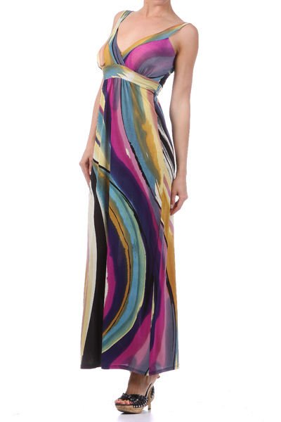 WOMENS PLUS SIZE PURPLE FUSCIA SUMMER BEACH MAXI DRESS SIZE 1X 3X