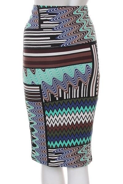 WOMENS SEAMLESS COTTON STRETCH SKIRT MINT GREEN SIZE S M L
