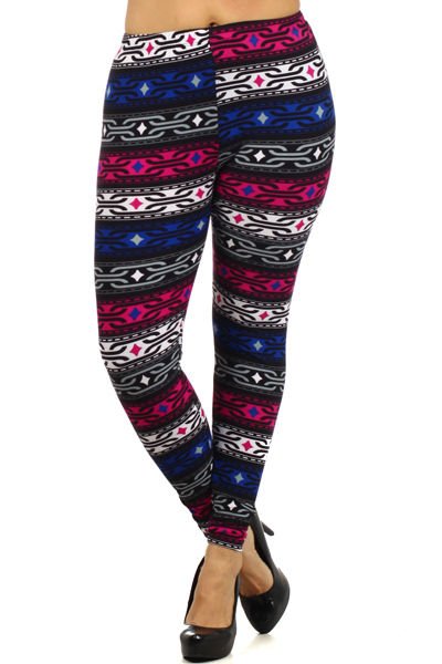 WOMENS PLUS SIZE CASUAL LEGGINGS FUSCIA, GRAY, BLUE, & PURPPLE SIZE 1X 2X 3X
