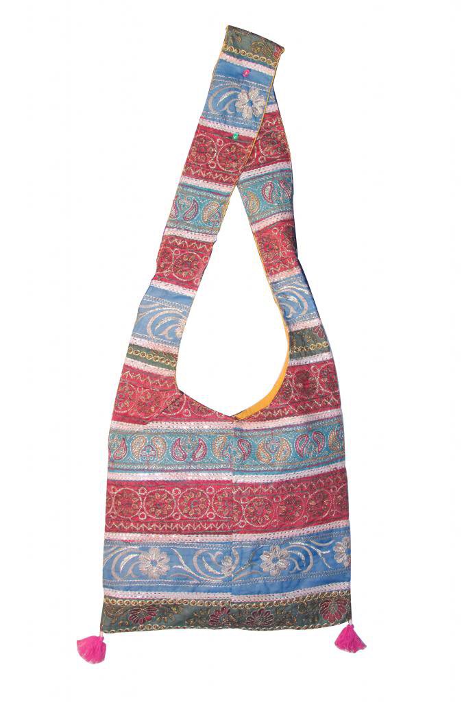 Hippie, Boho, Gypsy Beach, Ethenic Tribal Stylish Handmade Sling Shoulder Bag,