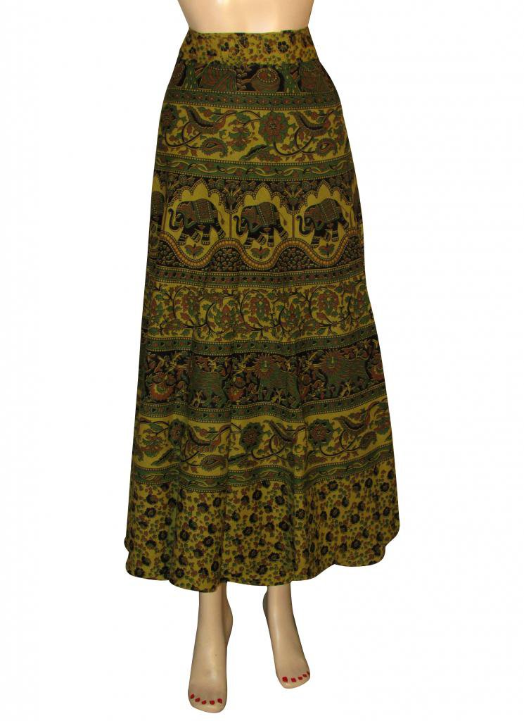 Party Wear Boho Woman skirts Indian Summer Wear Wrap Round Skirt Beach Casual
