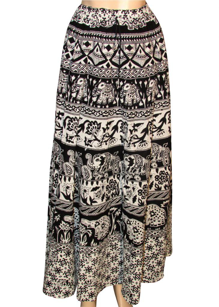 Long Skirt Beach Casual Party Wear Boho Woman skirts Indian Style Summer Wear