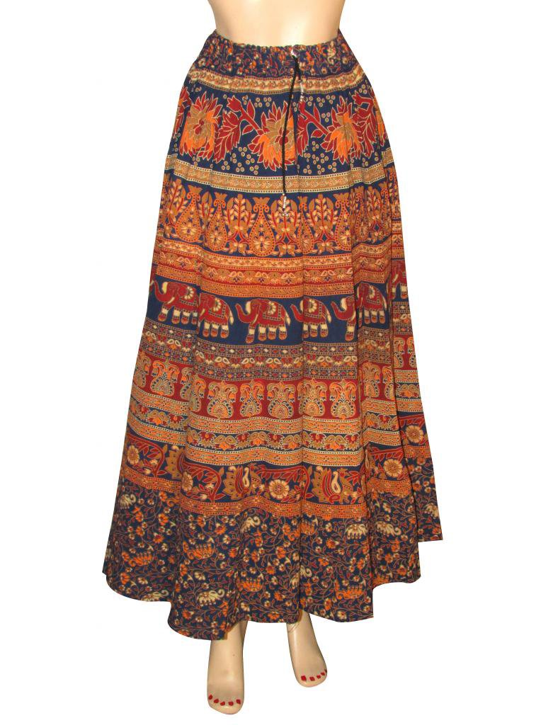 Skirt Beach Casual Party Wear Boho Woman skirts Indian Style Summer Wear Long