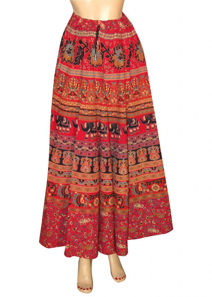 Casual Party Wear Boho Woman skirts Indian Style Summer Wear Long Skirt Beach