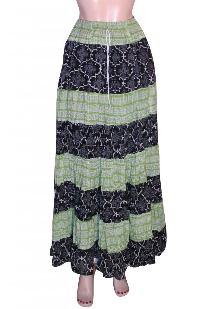 Boho Woman skirts Indian Style Summer Wear Long Skirt Beach Casual Party Wear