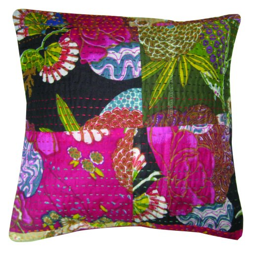 Pillow Covers 16 X 16 Throw Embroidery Kantha Designs Patch Work Whole Sale Lot