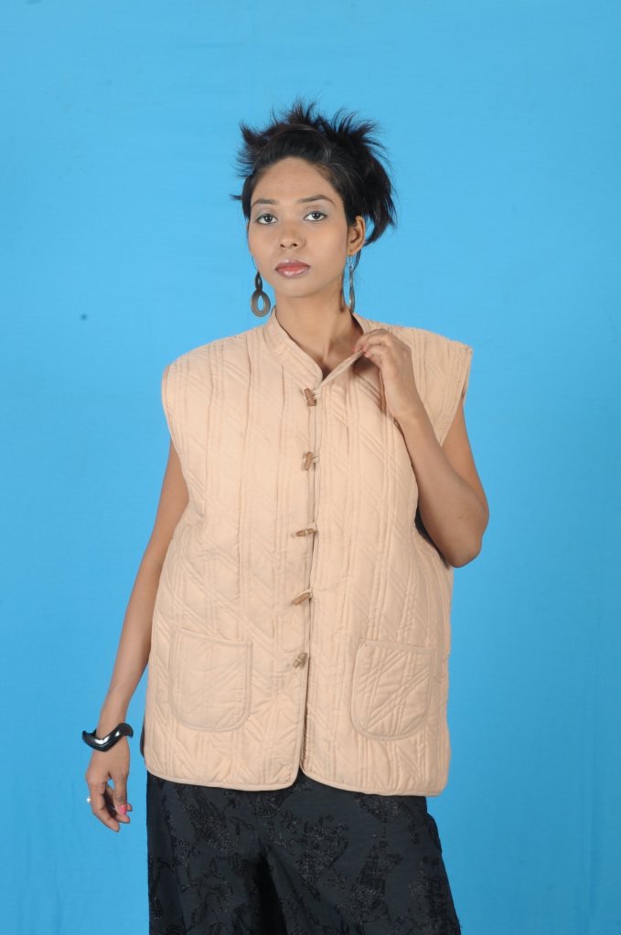 Jaipuri Quilted Cotton Jacket Handicraft Printed Reversible Vintage Gudri Coat