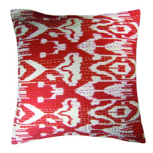 New Cushion Cover Whole Sale Lot Pillow Covers 16 X 16 Throw Ikat Print Kantha,