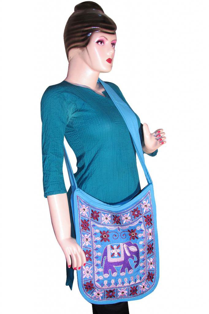 Ethenic Tribal Stylish Handmade Sling Shoulder Bag, Gypsy Beach, Hippie, Boho,