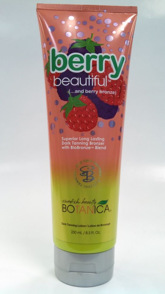 SWEDISH BEAUTY BERRY BEAUTIFUL NATURAL BRONZER TANNING BED LOTION