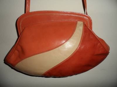 Clutch Purse Leather Small Shoulder Crossbody Bag Italy Designer BARBARA BOLAN