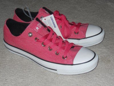 ALL STAR Converse Sneakers Pink Canvas Size 6 Women/ 4 Men