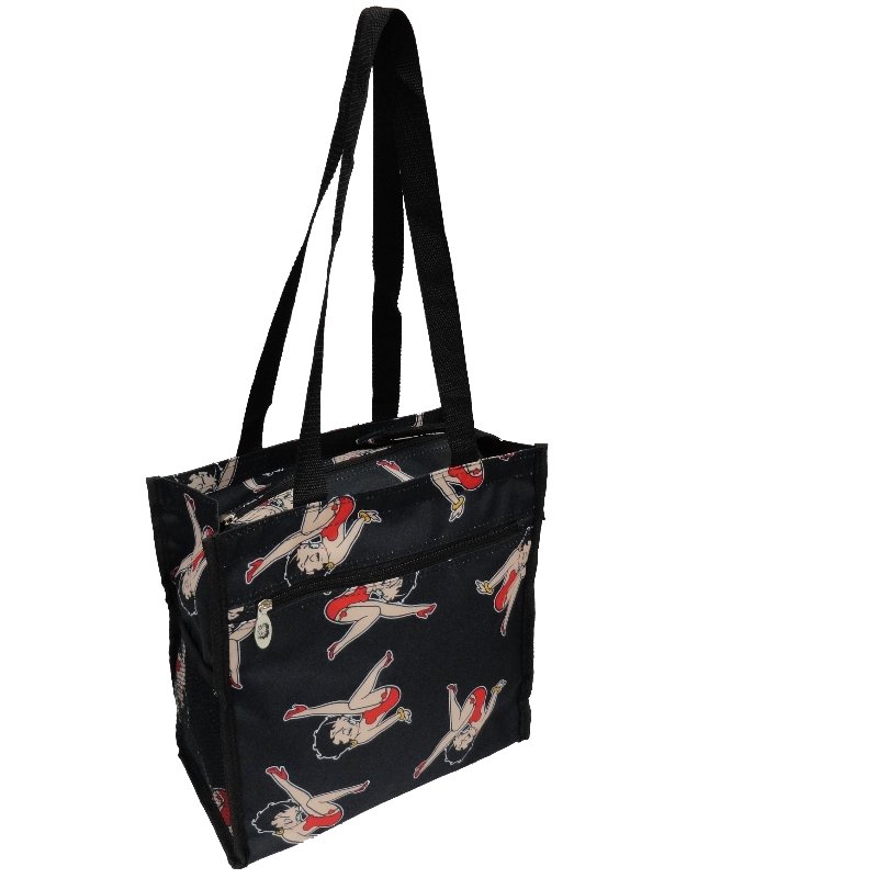 Betty Boop Black Tote Bag - 12"