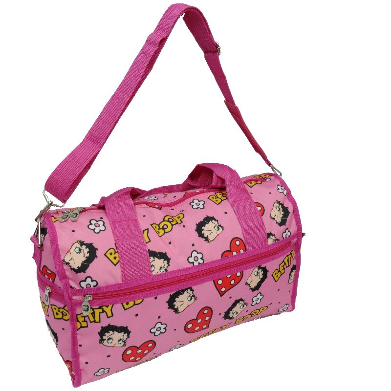 Betty Boops Pink Duffel Bag - 19"