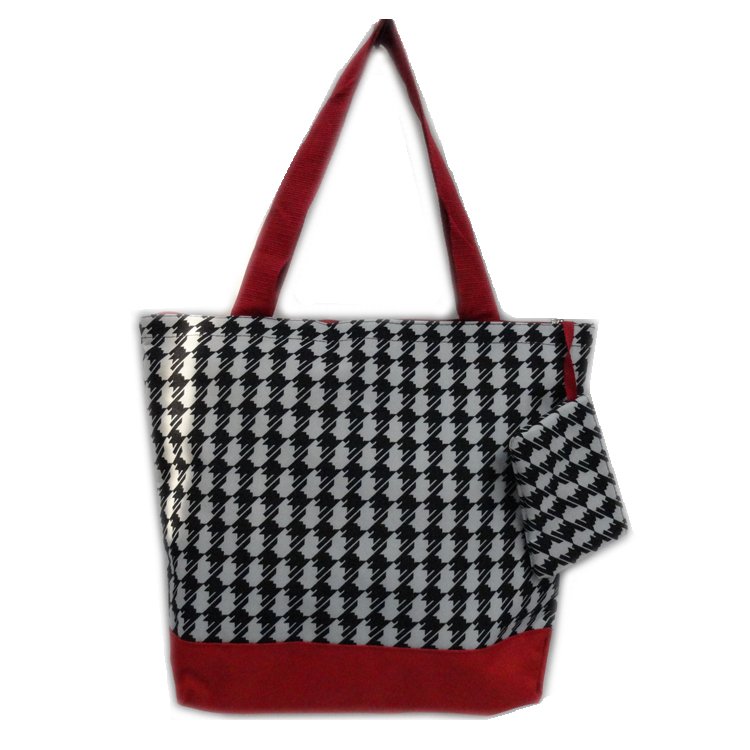 Houndstooth Shopping Bag