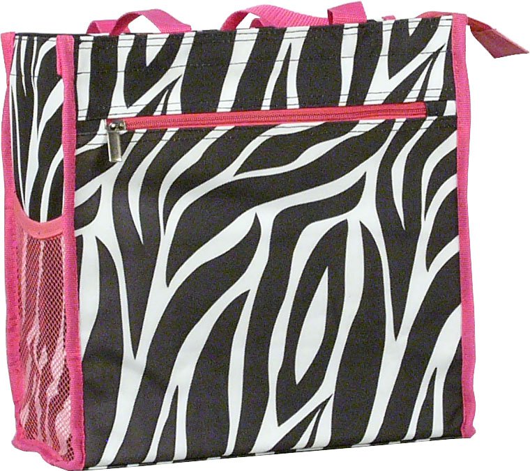 Zebra Pink Trim - 12 "