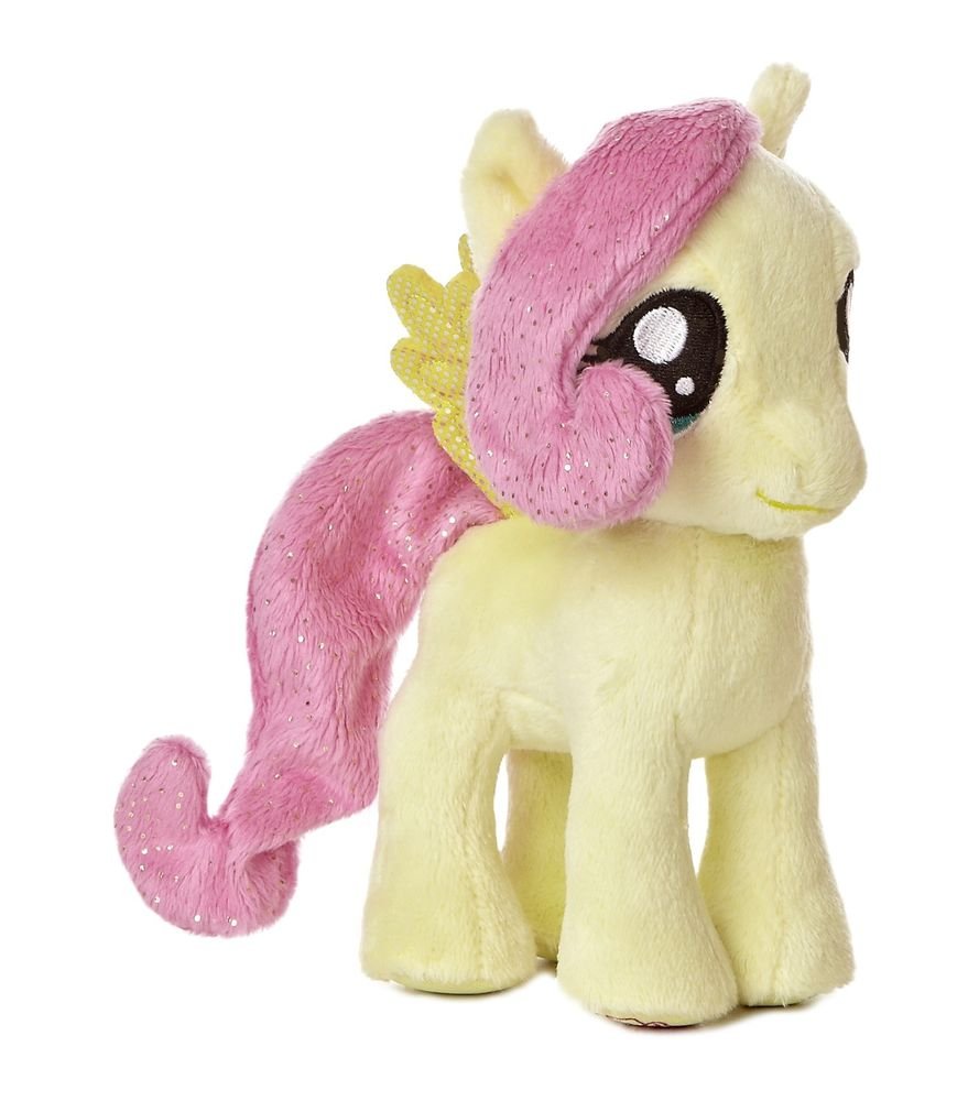 My Little Pony Aurora Plush Fluttershy 10" w/FREE PONY BLIND BAG