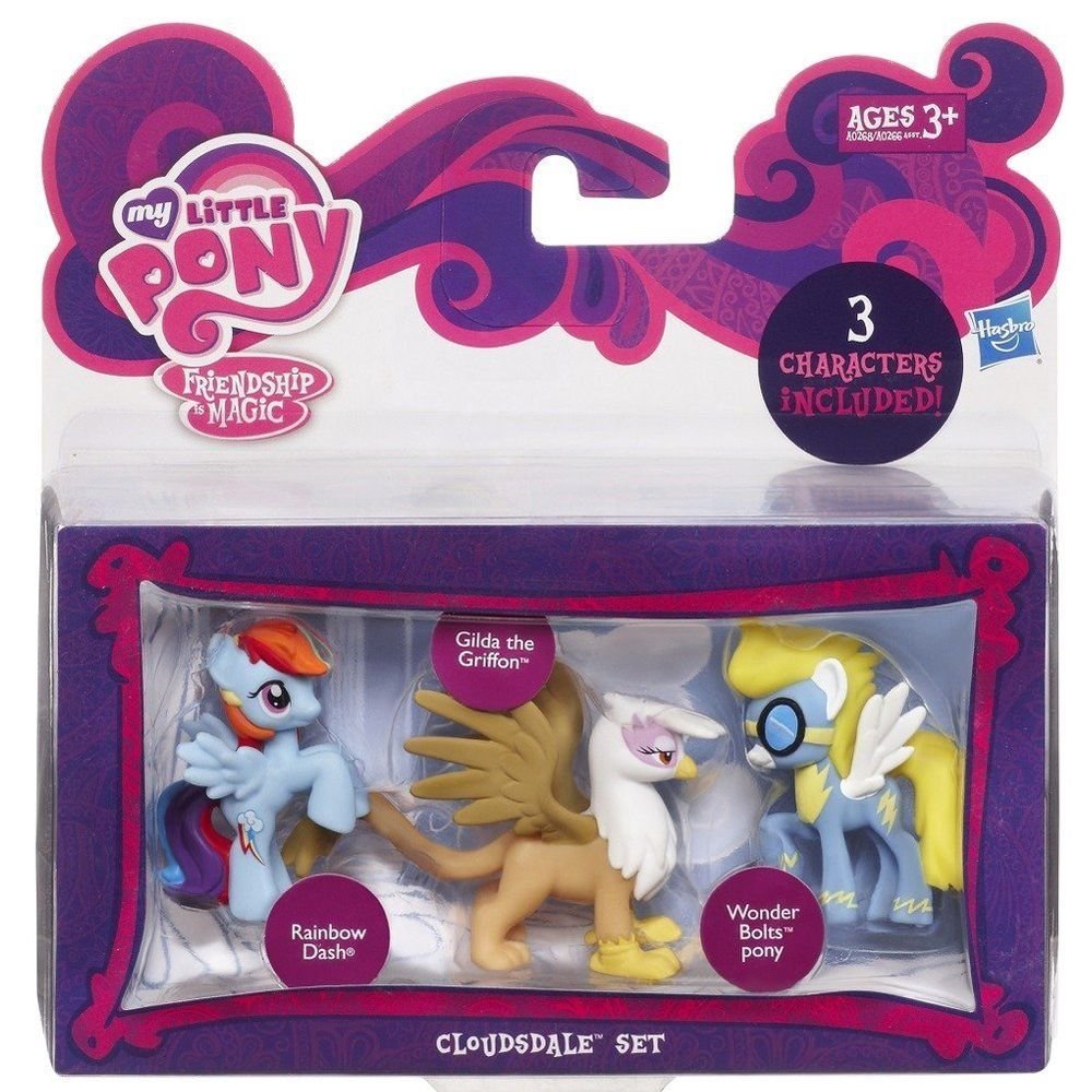 My Little Pony Cloudsdale Set (Rainbow Dash, Gilda Griffon, Wonder Bolts)