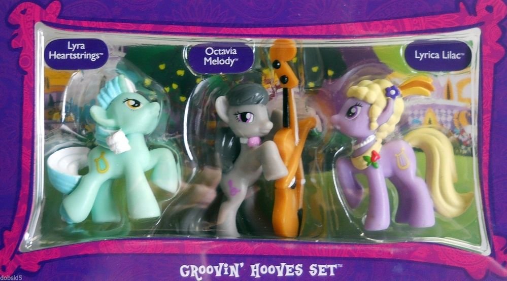My Little Pony Groovin Hooves Octavia, Lyra, Lyrica w/ FREE PONY BLIND BAG