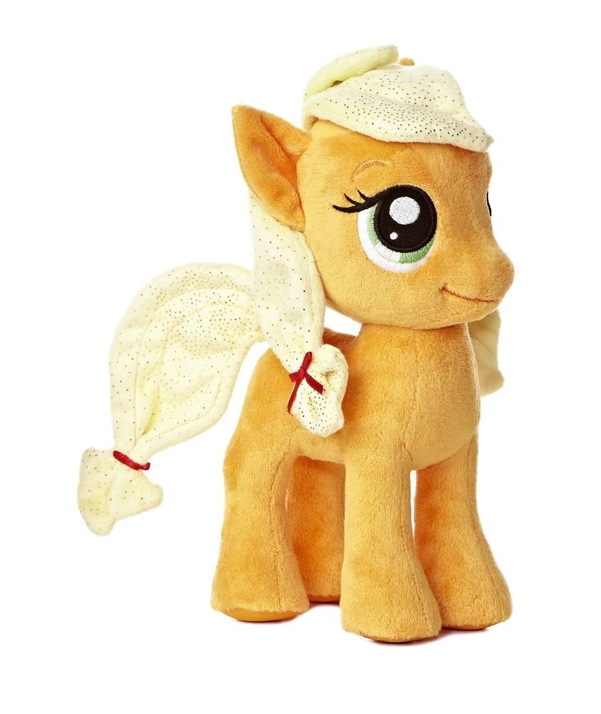 My Little Pony Aurora Plush Applejack 6.5" w/FREE PONY BLIND BAG